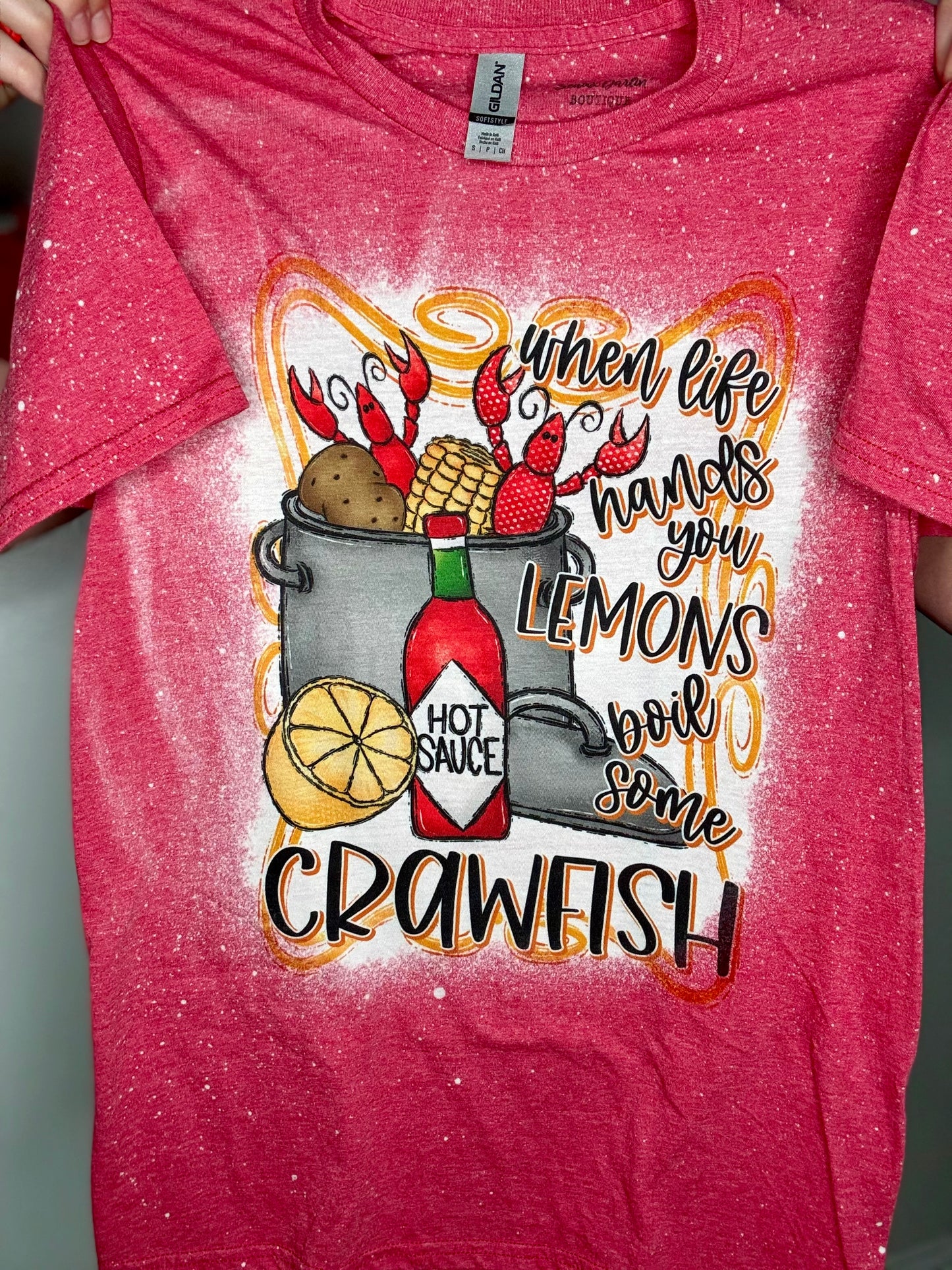 When life hands you lemons boil some Crawfish tee