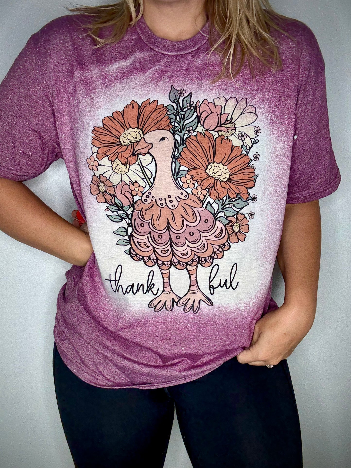 Thankful turkey tee