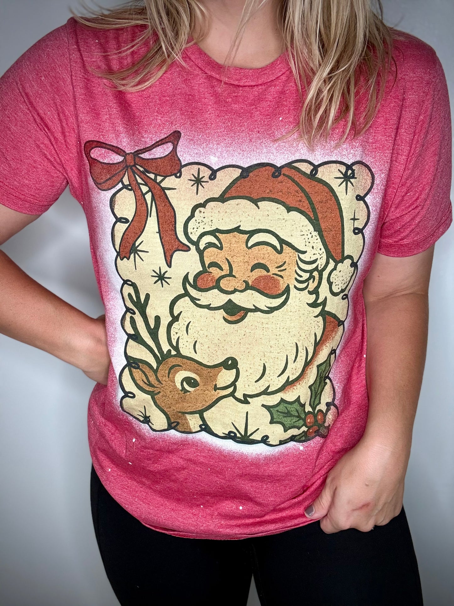 Whimsical Santa Tee