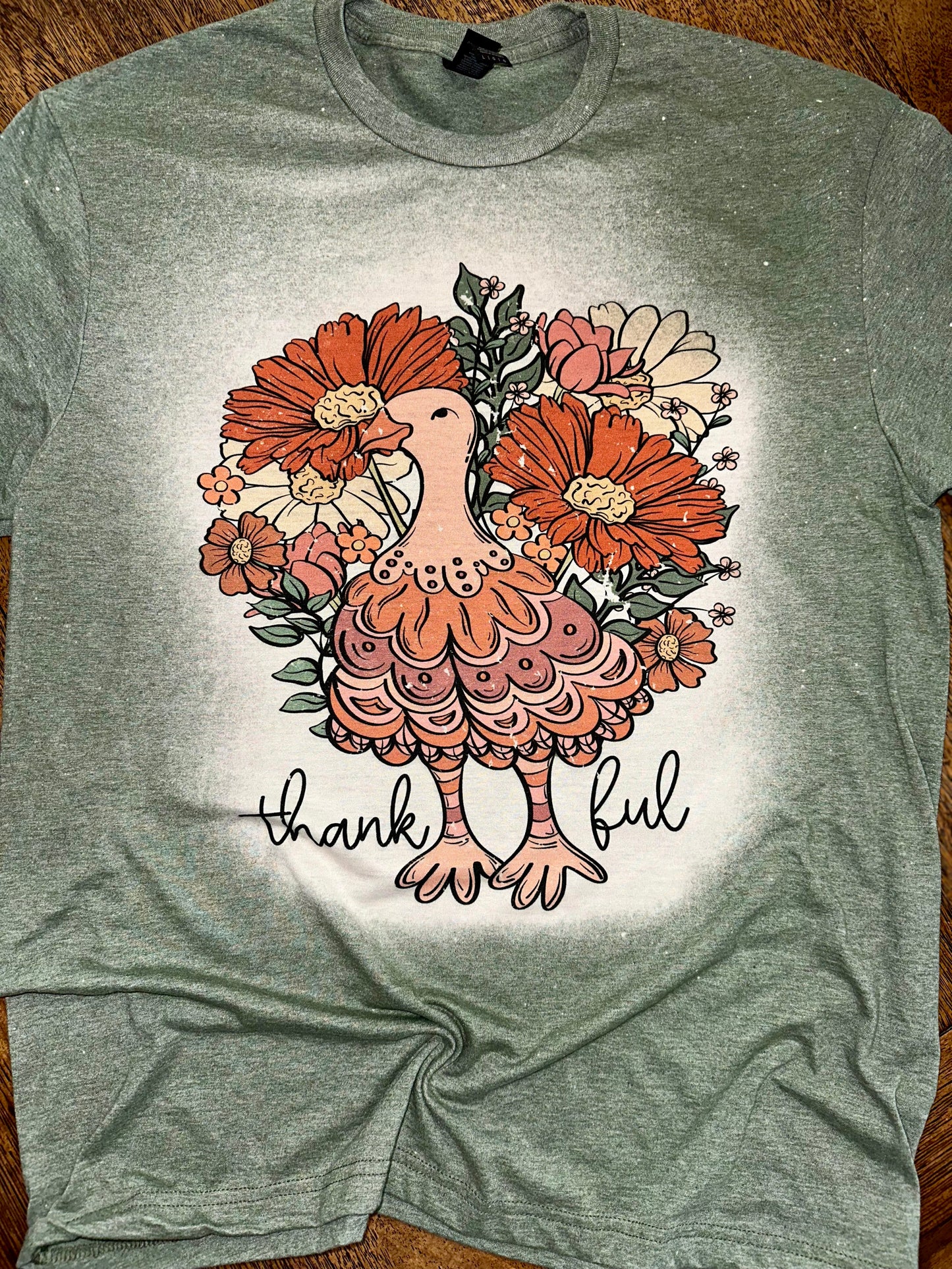 Thankful turkey tee