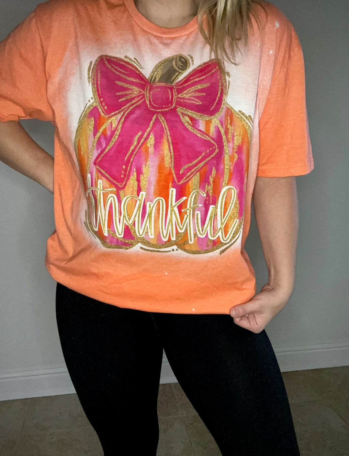 Thankful pumpkin tee
