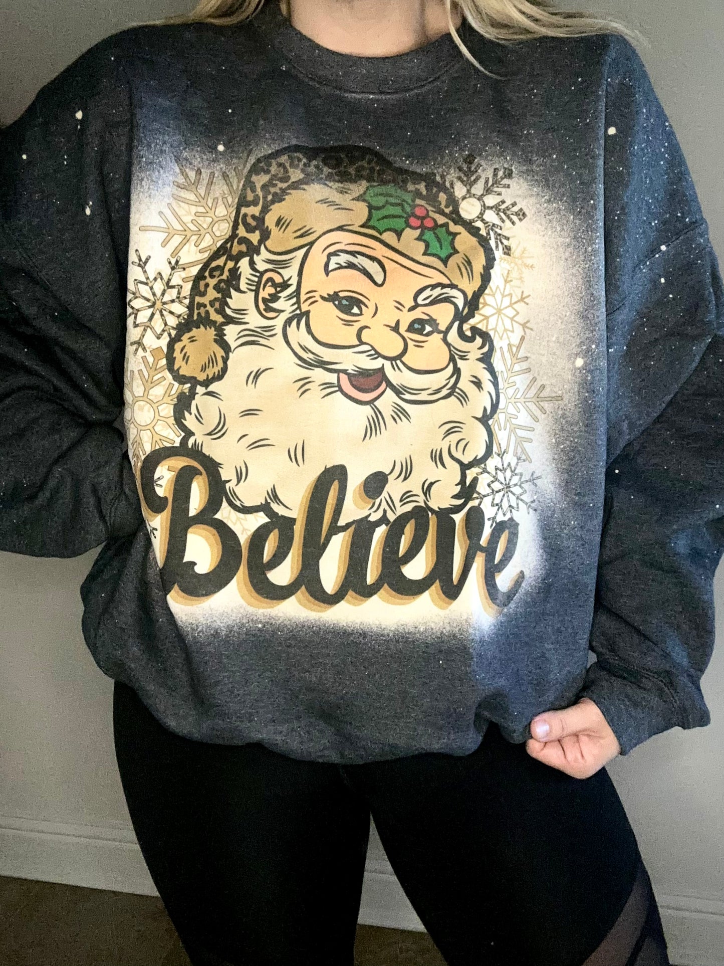 Believe Santa tshirt/sweatsirt