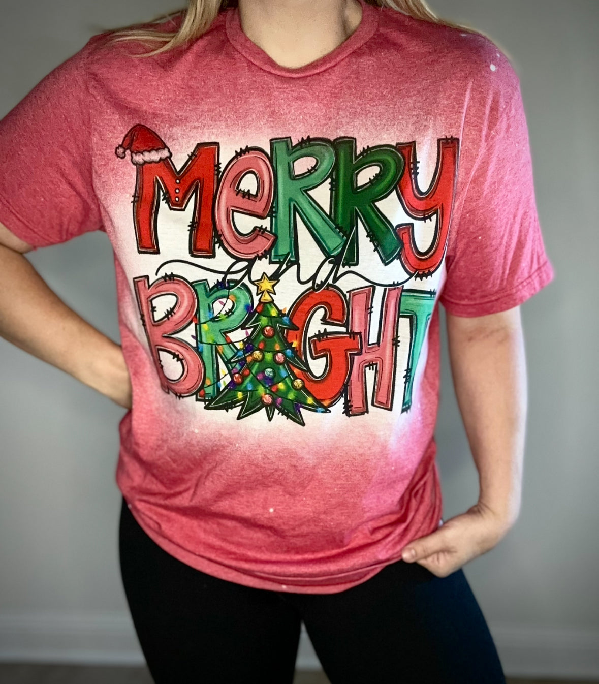 MERRY AND BRIGHT TEE