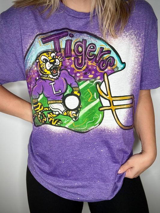 Tigers helmet  tshirt