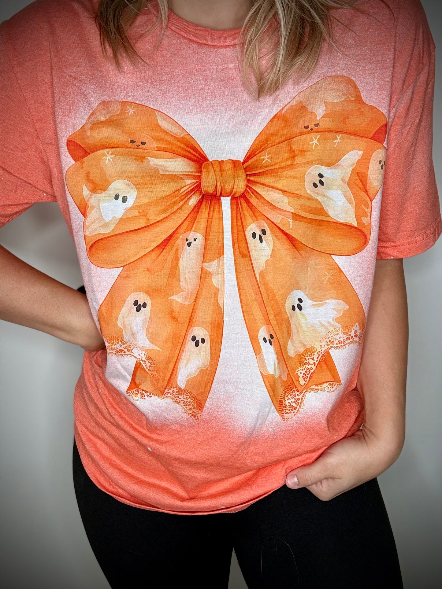 Ghost bow tee