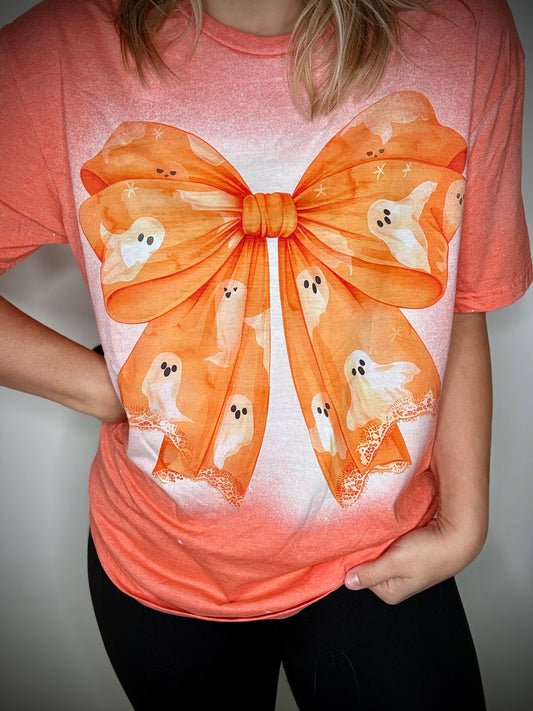Ghost bow tee