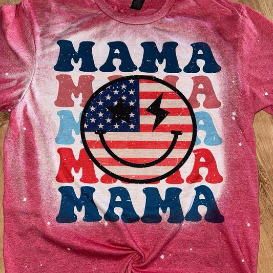 Patriotic mama tee