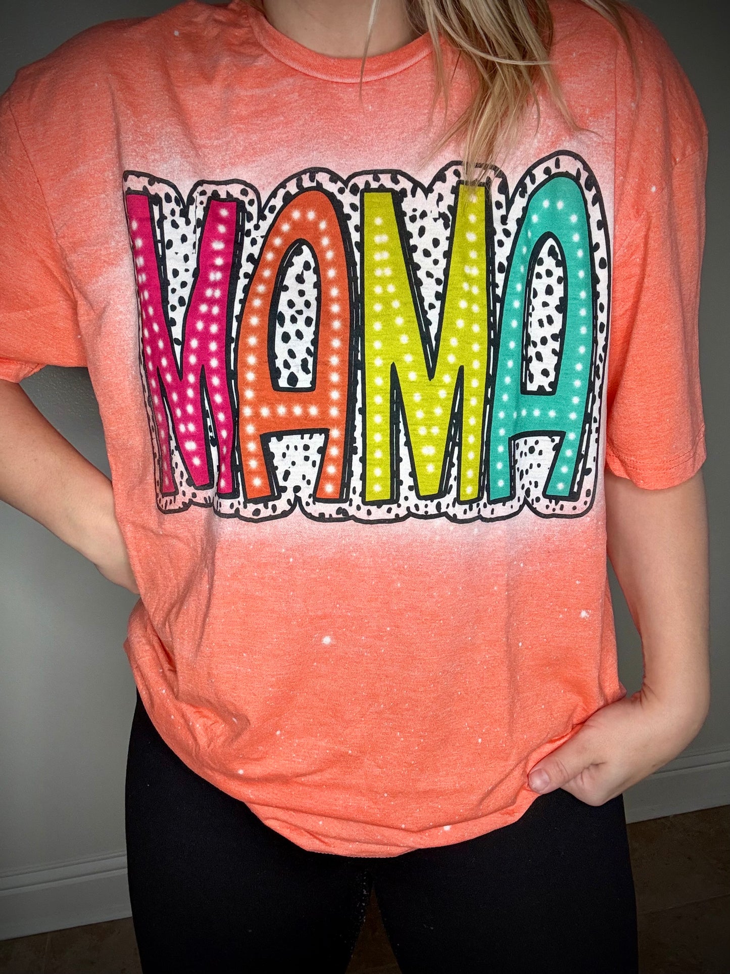 Polka Dot Mama tee