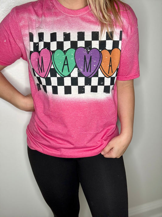 Retro sweetheart mama tshirt