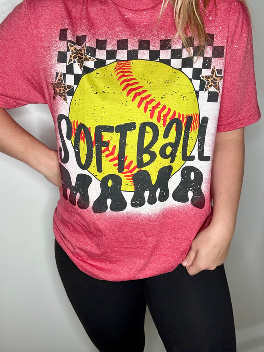 SOFTBALL MAMA TSHIRT