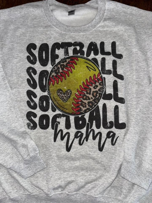 Softball mama sweatshirt