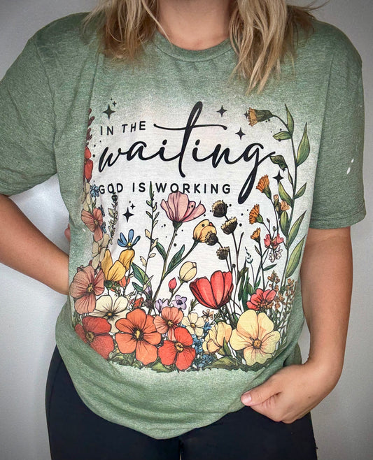 In the waiting tee