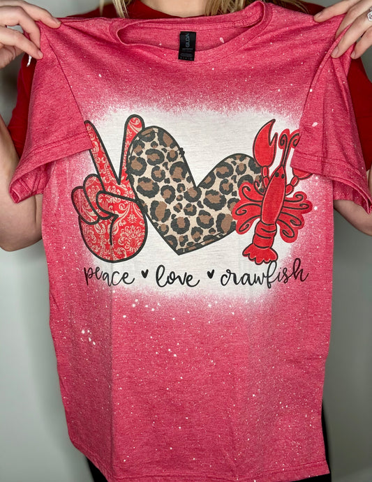 Peace Love Crawfish