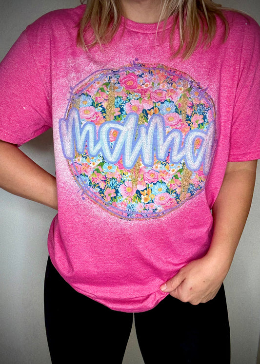 Floral Mama tee