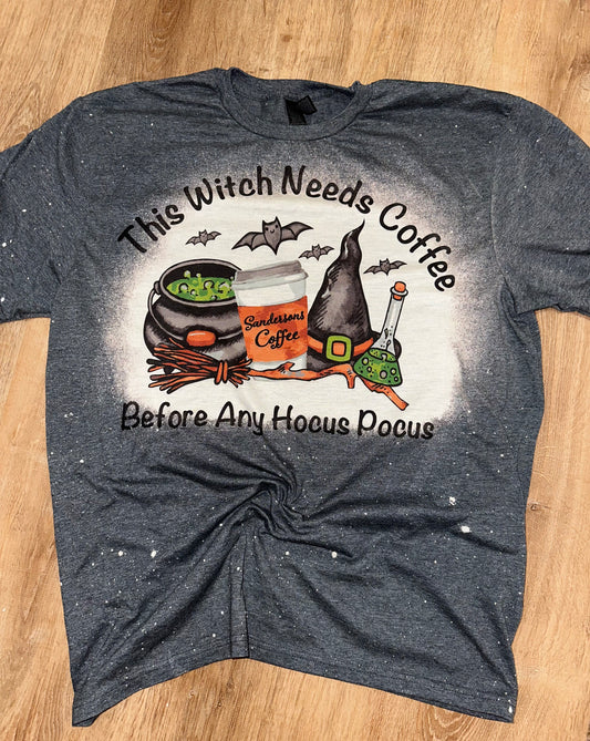Coffee before Hocus Pocus tshirt