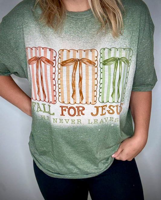 Fall for Jesus tee