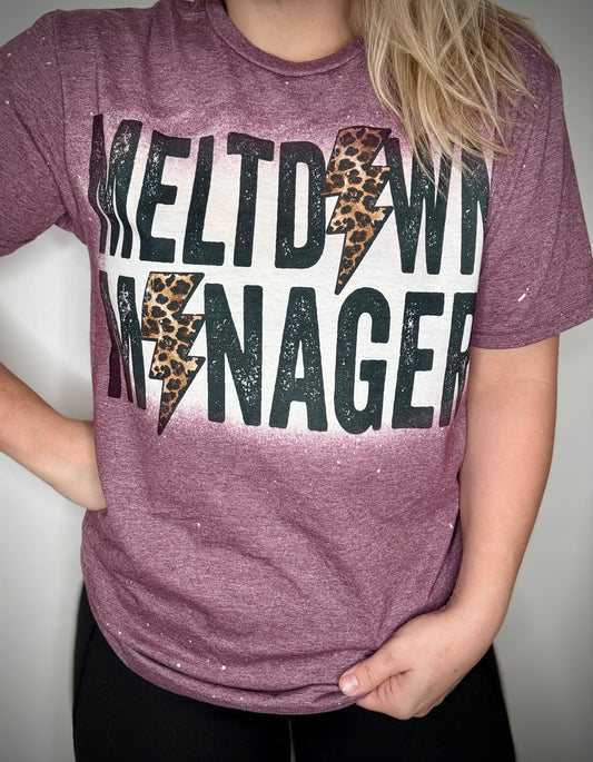 Meltdown Manager tee