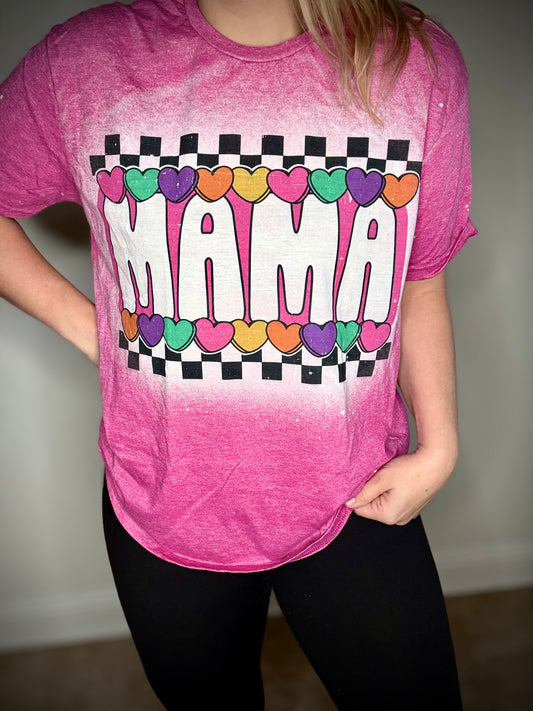 Mama hearts  tshirt