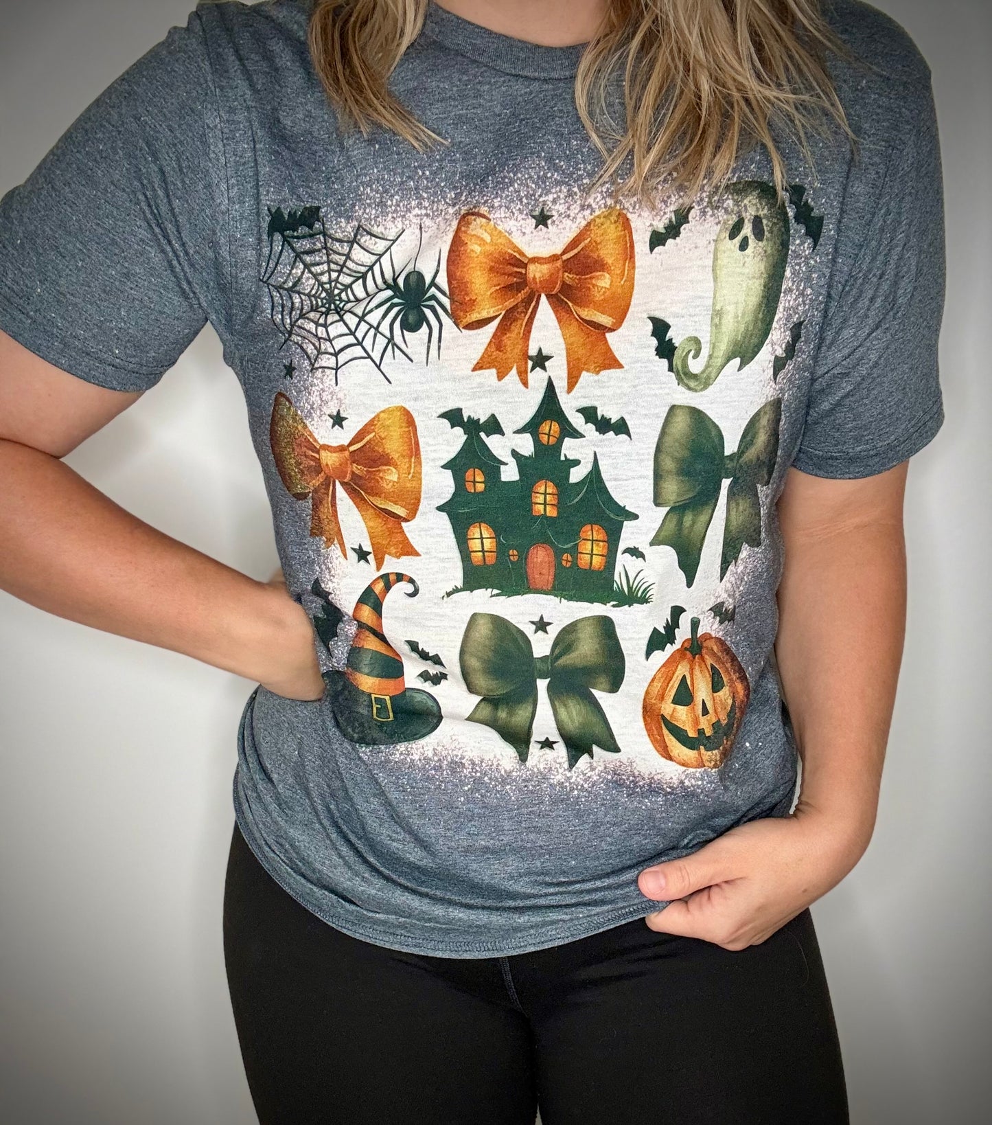 Haunted house tee