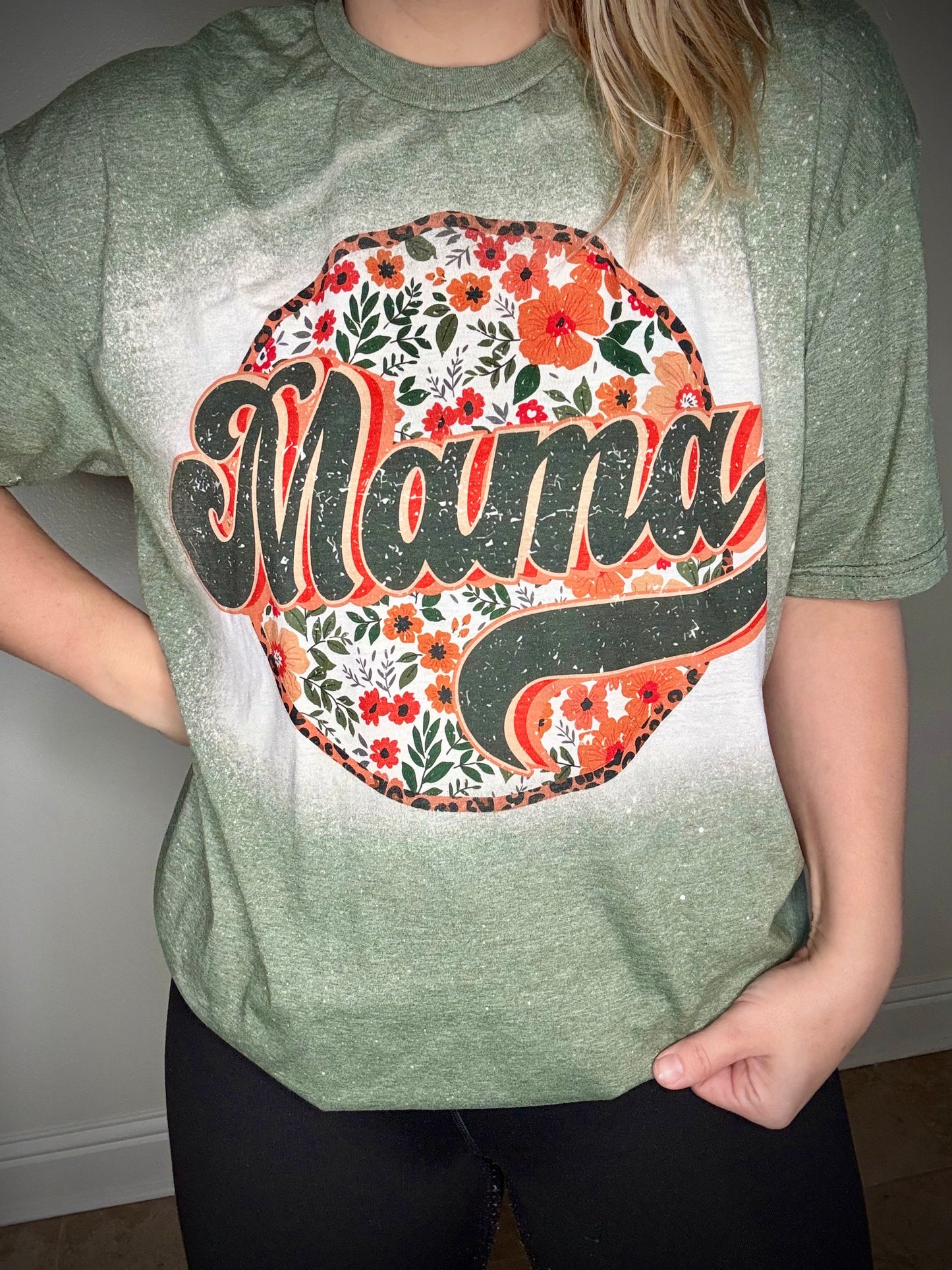 Floral Mama tee