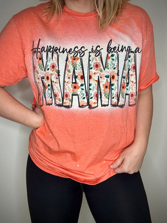 Happiness is being a mama tee