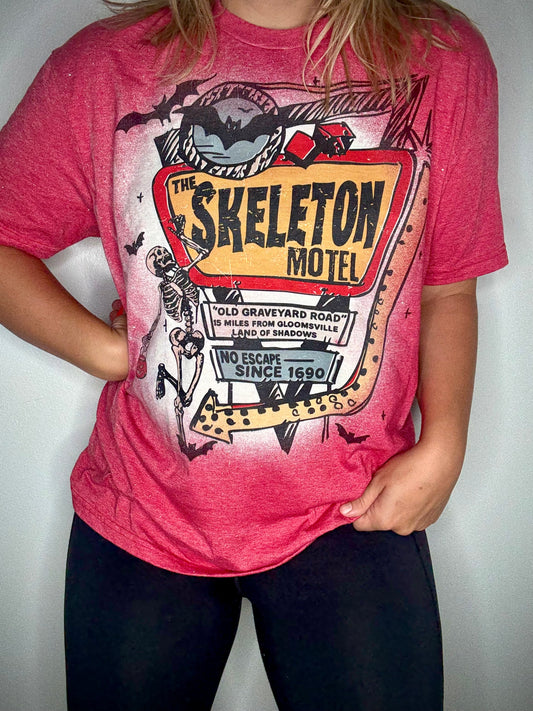Skeleton motel tshirt