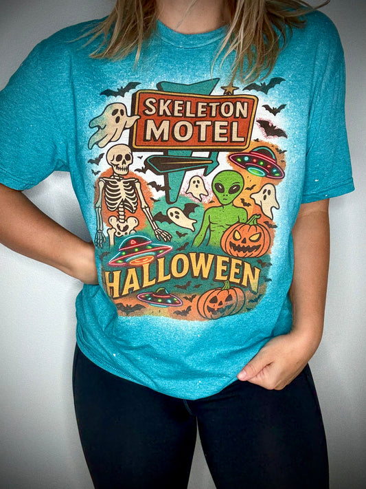Skeleton motel tshirt