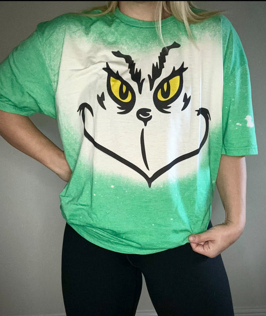 Grinch face tshirt