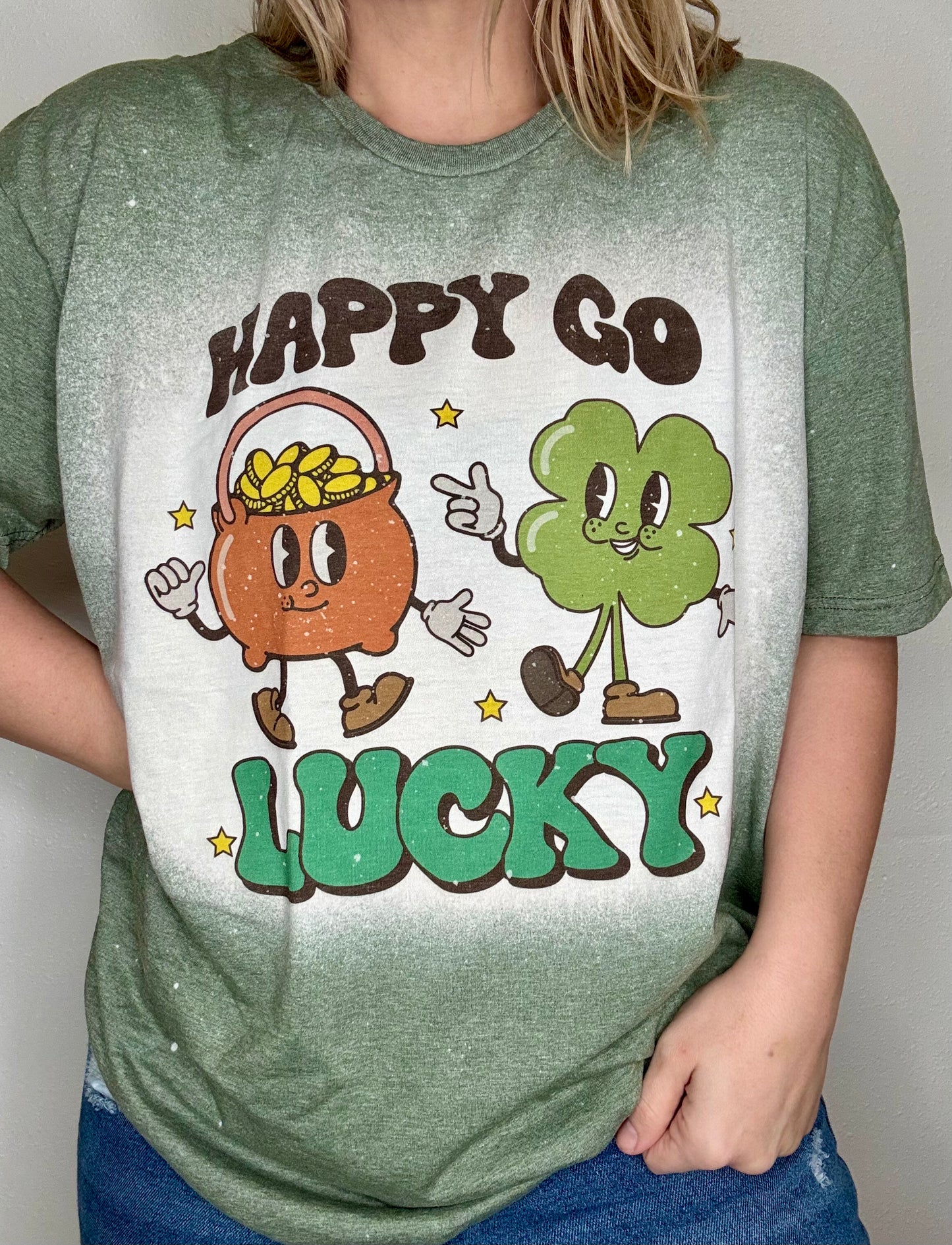 Happy Go Lucky tee