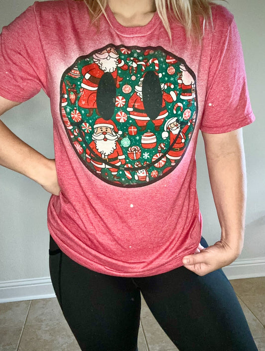 Christmas smiley tee/ Sweatshirt