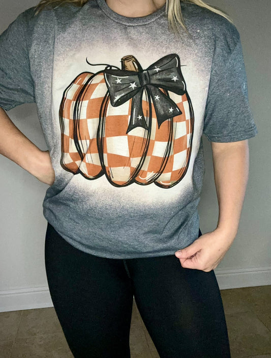 Checkered Pumpkin tshirt