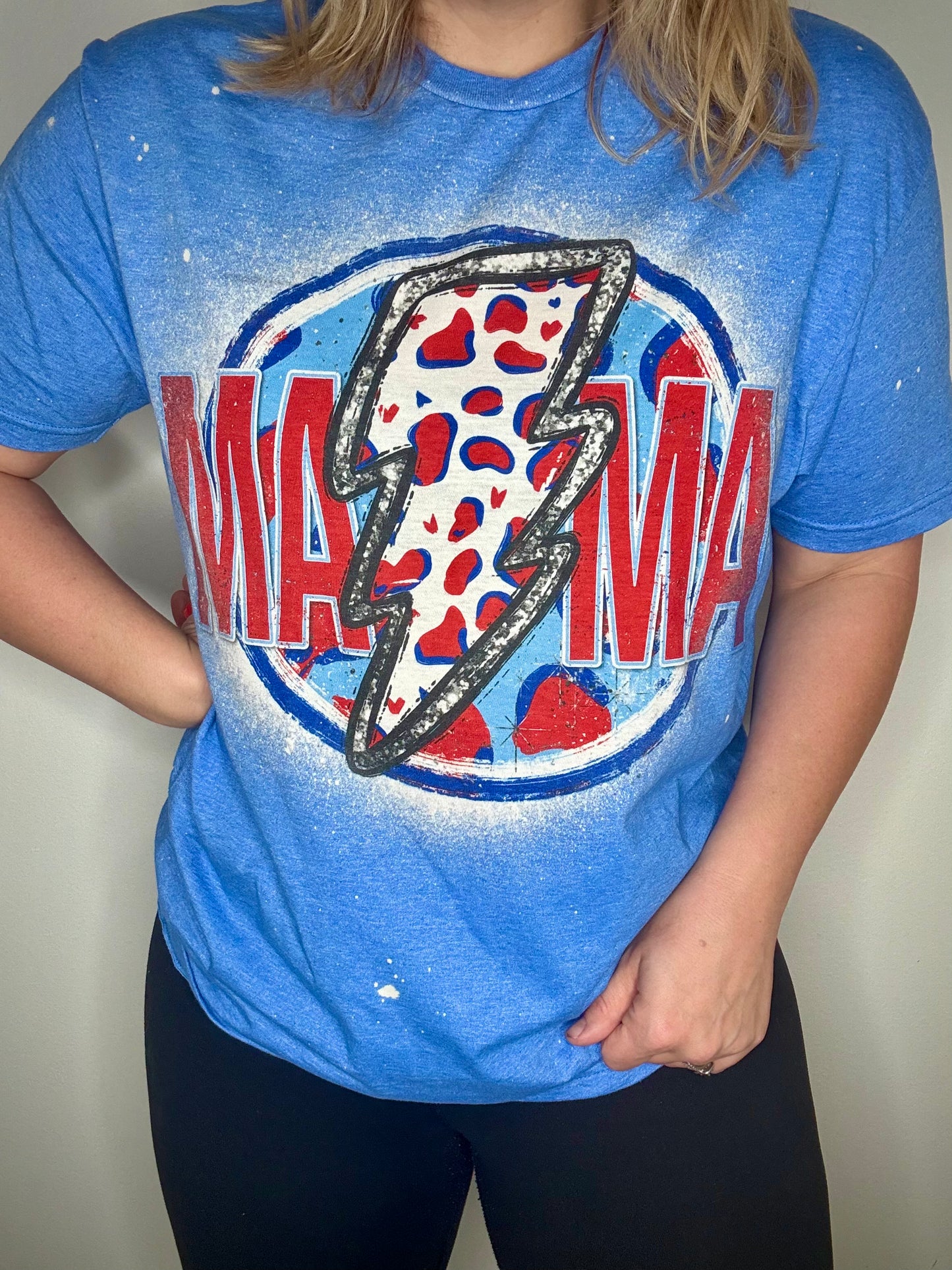 Mama Bolt - patriotic tee