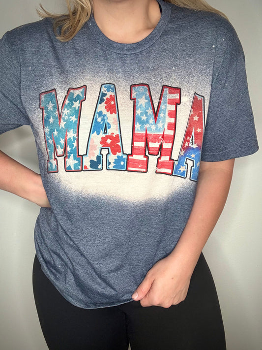 Stars and Stripes Mama tee