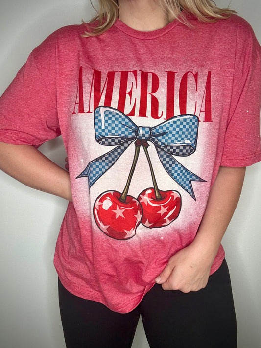 America Cherry tee