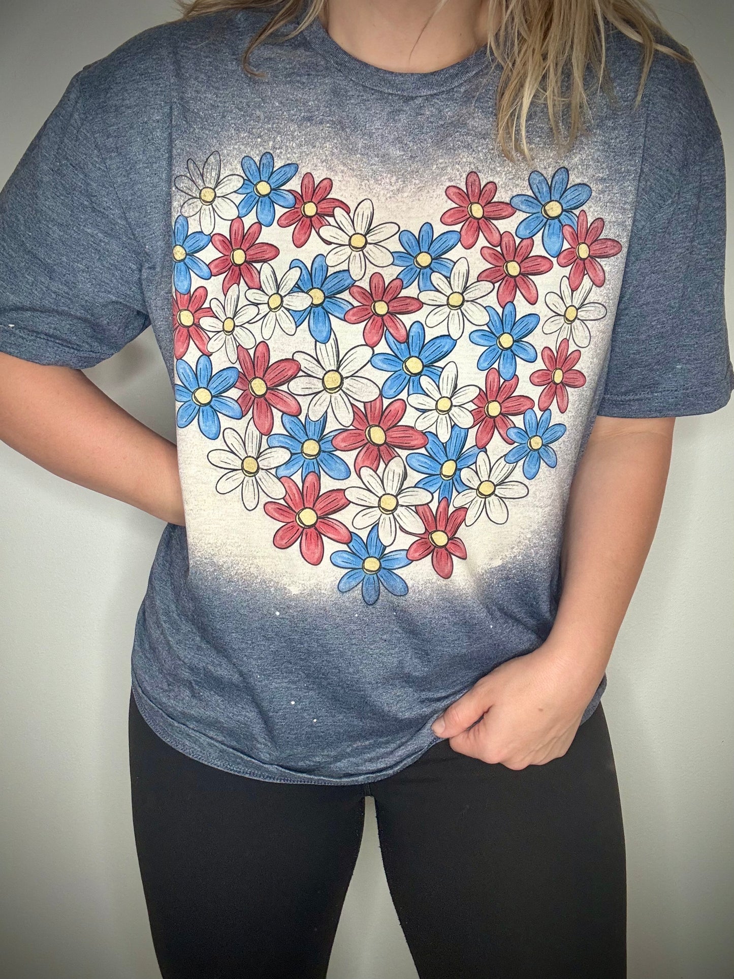 Patriotic Heart tee