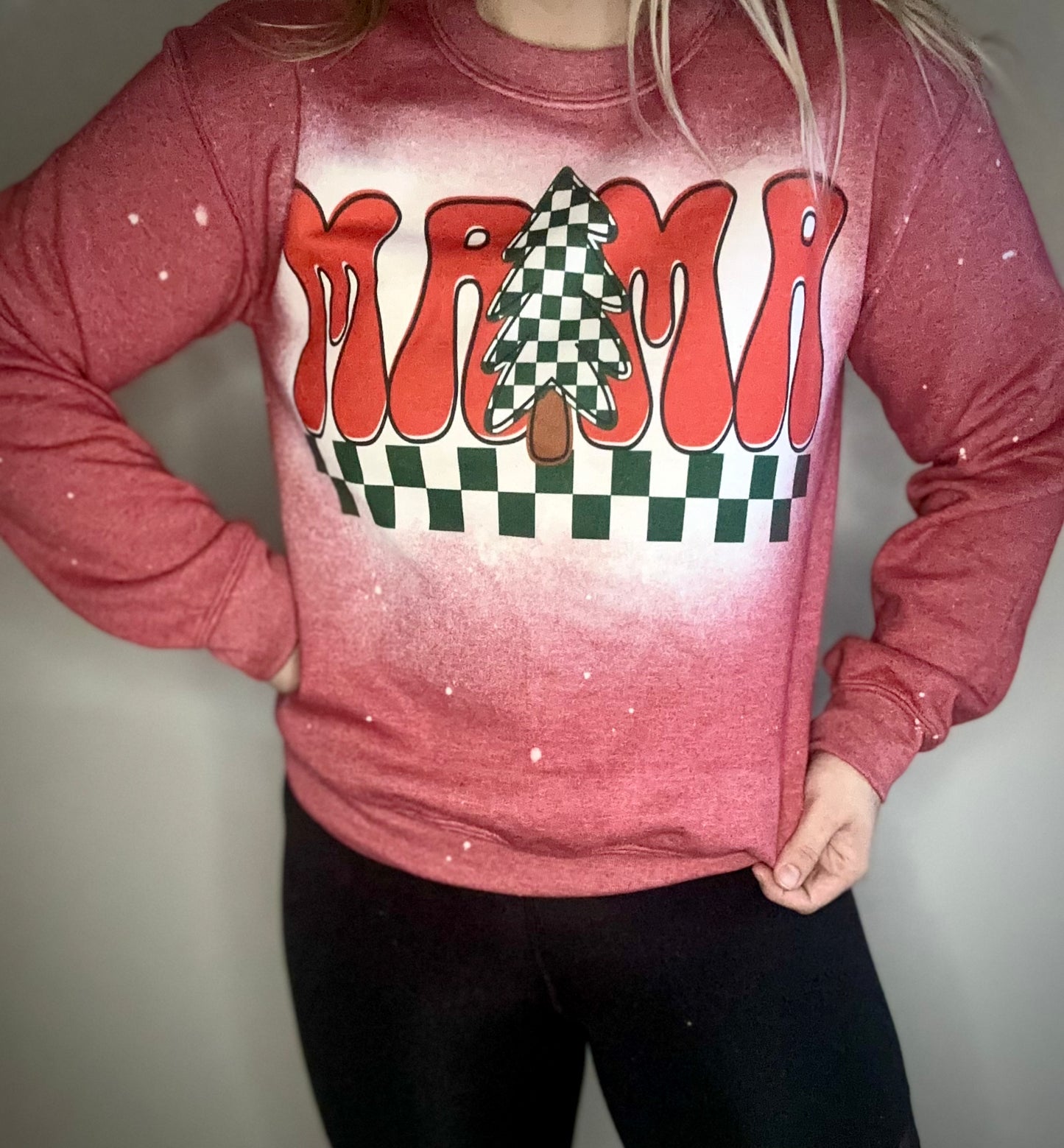 Retro Christmas Mama tshirt/sweatshirt