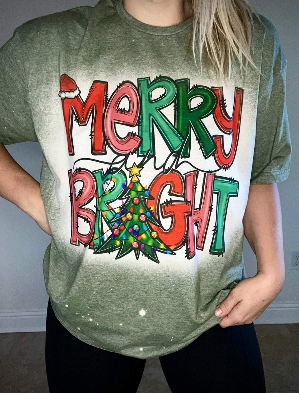 MERRY AND BRIGHT TEE