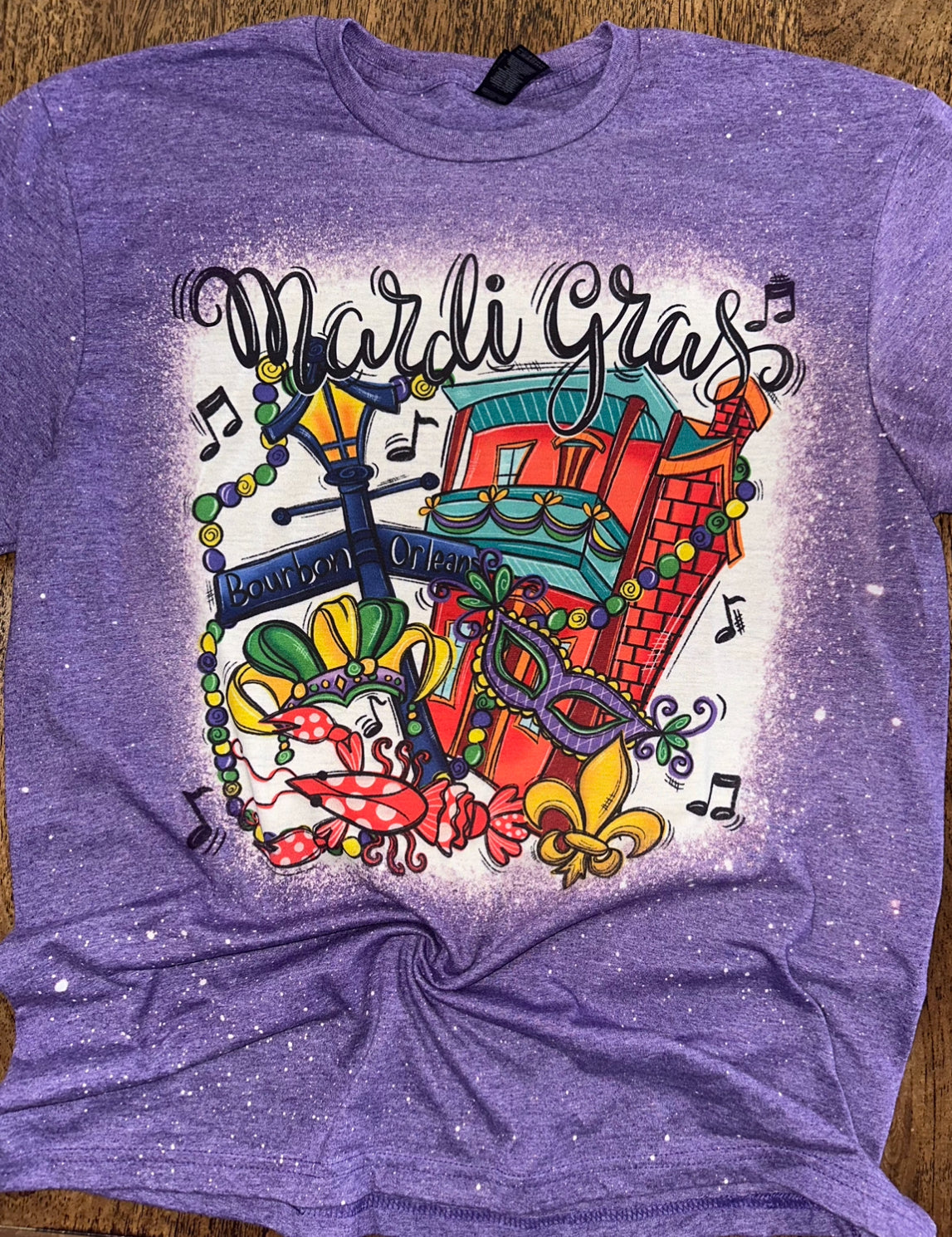 Mardi Gras downtown tshirt