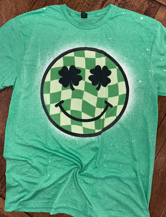 St. Patricks smiley tshirt